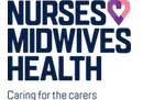 Logo for the health fund Nurses Midwives Health with the slogan: Caring for the carers