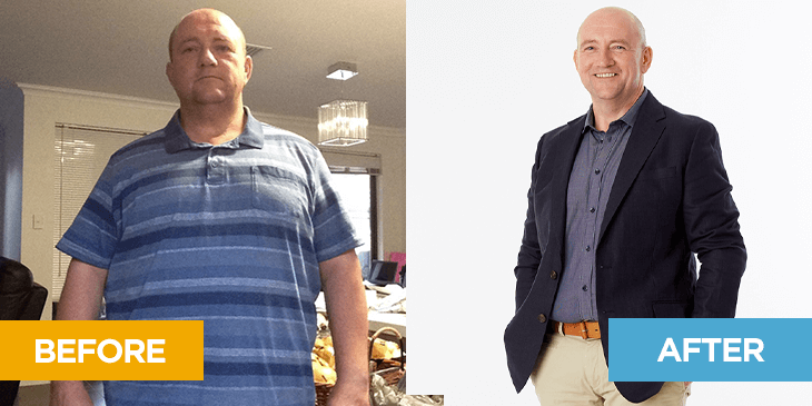member gary who lost 40 kg with total wellbeing diet and lost the prediabetes diagnosis