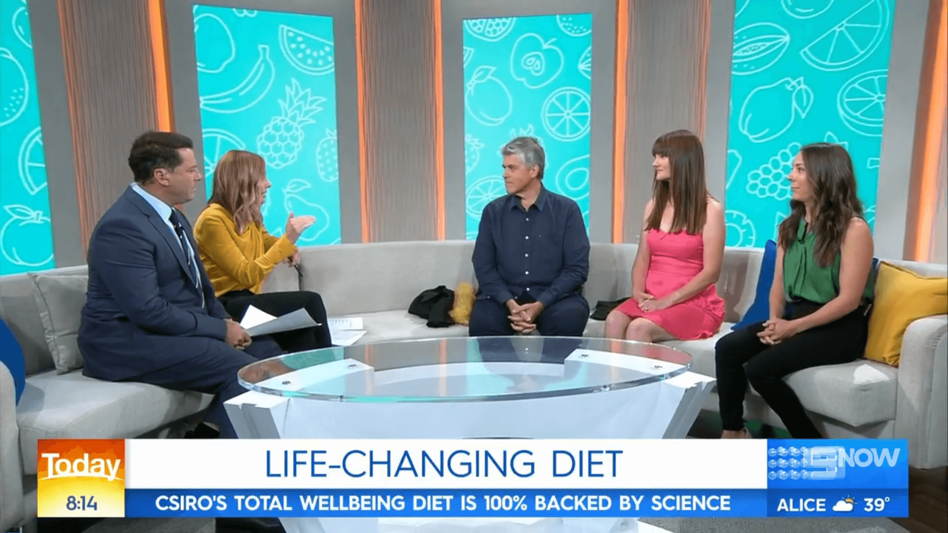 Superstars Terry, Karen and dietitian Pennie: The Today Show