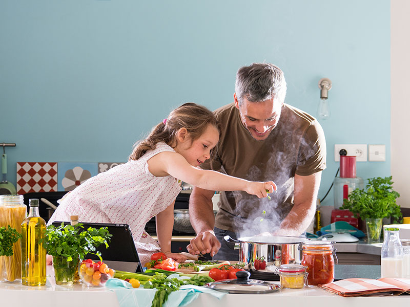 You can do everything at home