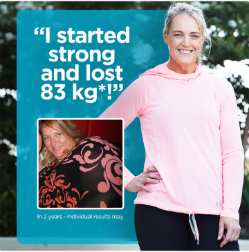 Sarah started strong and lost 23 kg with the CSIRO Total Wellbeing Diet
