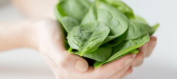 Healthy vegetables serve