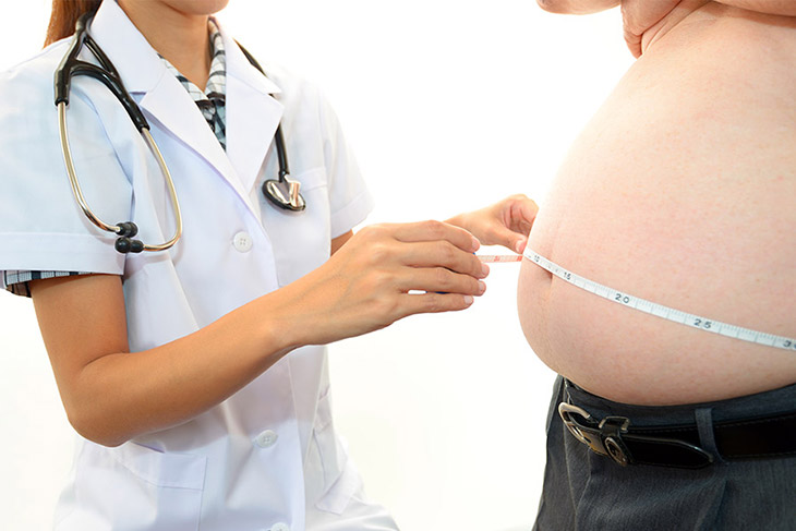 Aussie overweight getting measured