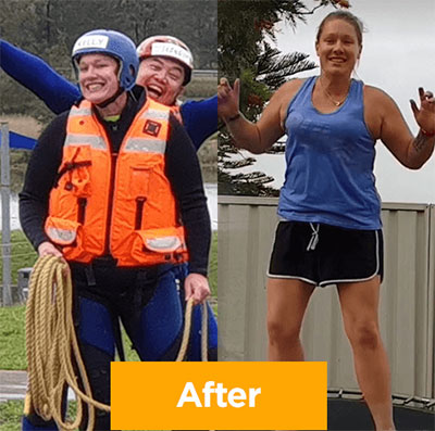 Kelly after weight loss