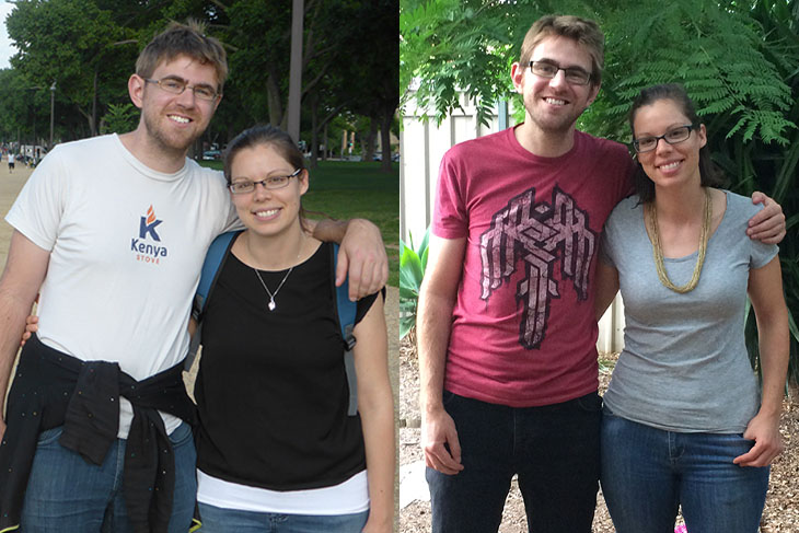Undertaking the challenge together made us feel closer as a couple