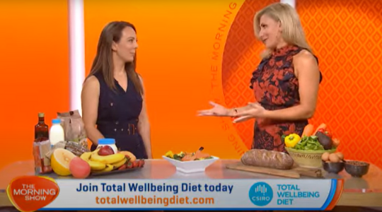 The Morning Show talks to CSIRO Total Wellbeing Diet dietitian Pennie