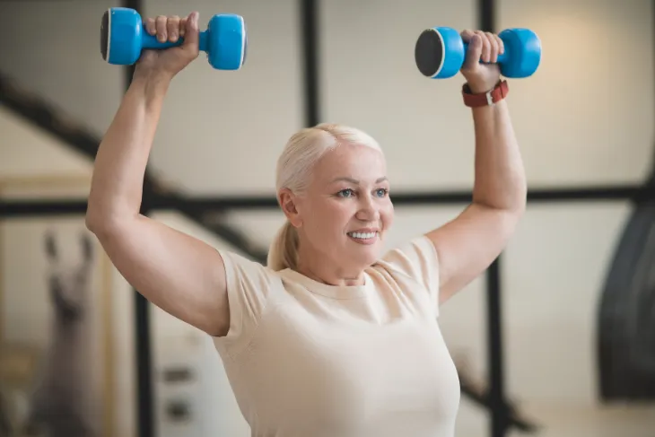 Woman working out, Weight Management During Menopause