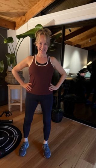 Louise lost 16kg after menopause