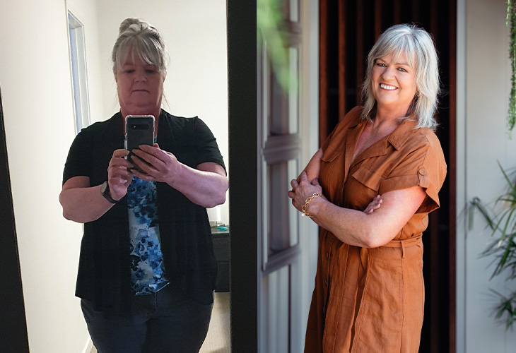 Wendy's before and after shots.